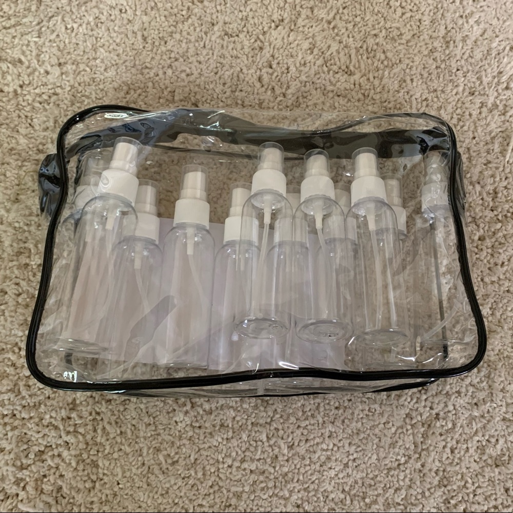 12 piece 2oz empty spray bottle set